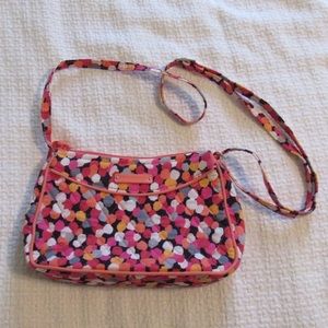 Vera Bradley pink polka dot purse
